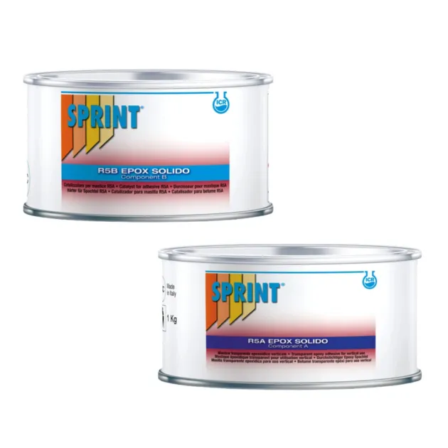 Sprint A+B – Mastic epoxidic bicomponent profesional pentru piatra naturala
