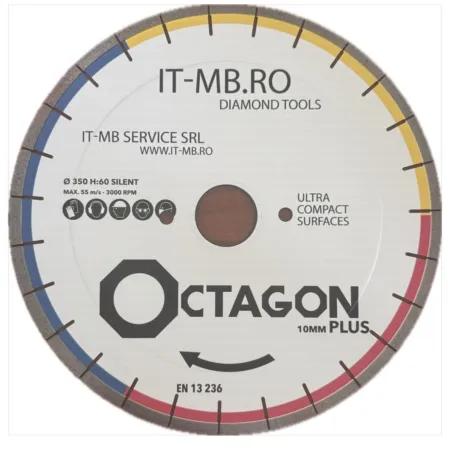Octagon Ultra Compact – Disc de taiere pentru ceramica, quartz si compozit