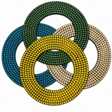 Paduri diamantate tehnologie AIR 3D Octagon de 430 mm 17 inch pentru finisare microfina uniformizare si slefuire umeda pe pardoseli din marmura si terrazzo