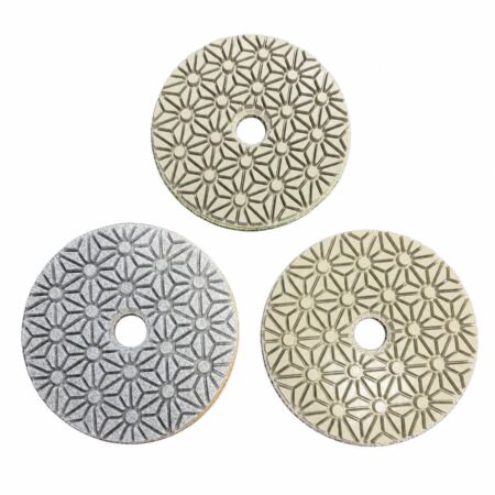 Pad diamantat flexibil Octagon pentru slefuire finisare si lustruire placi ceramice gresie portelanata si portelan tehnic
